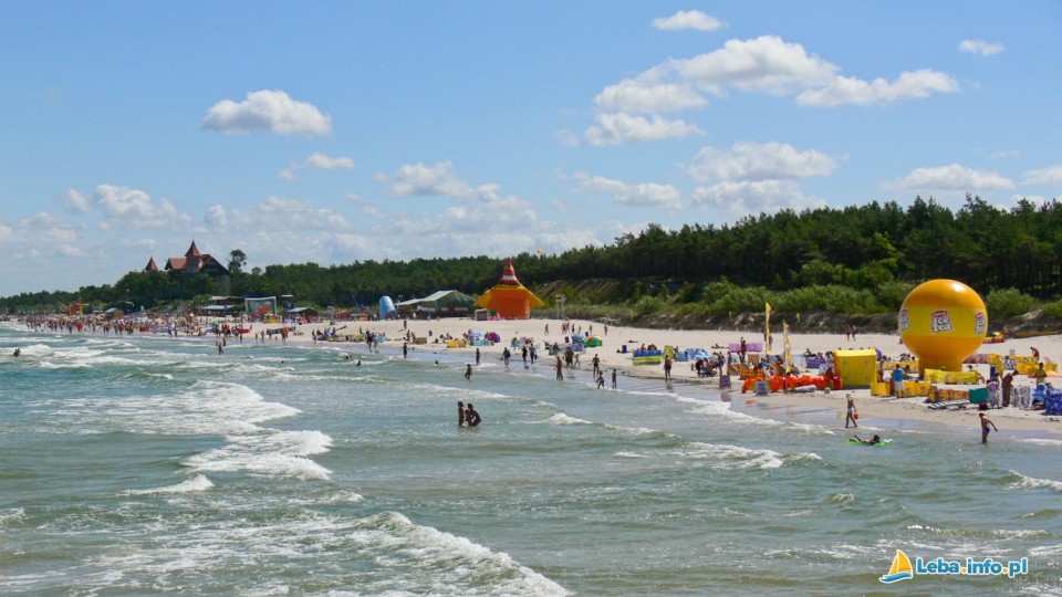 Plaża w Łebie