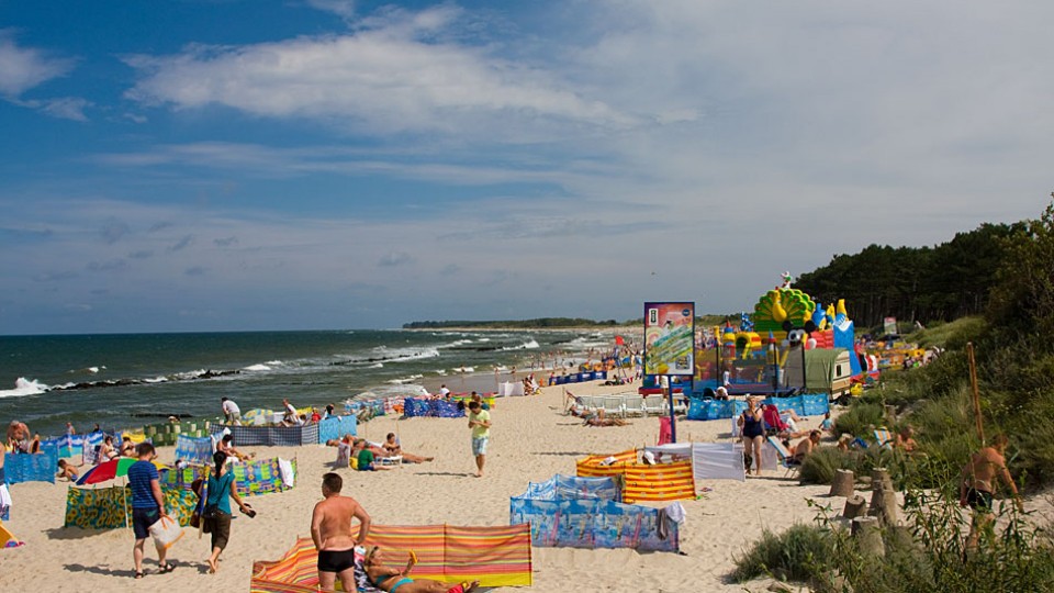 plaża w Darłówku Wschodnim