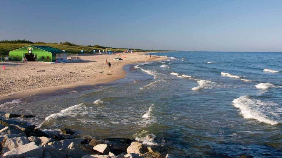 plaża w Darłówku Zachodnim