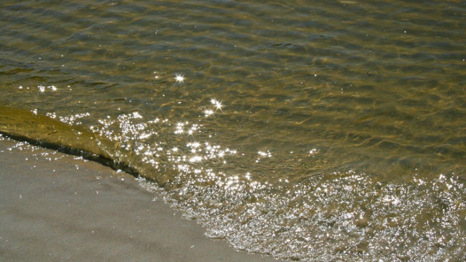 Zejście do wody na plaży w Mrzeżynie