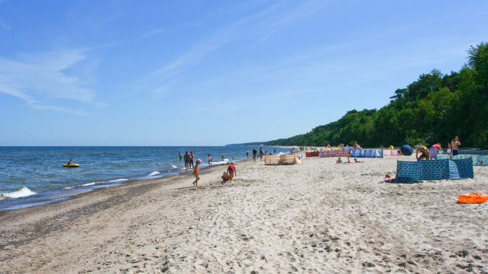 Plaża w Łukęcinie