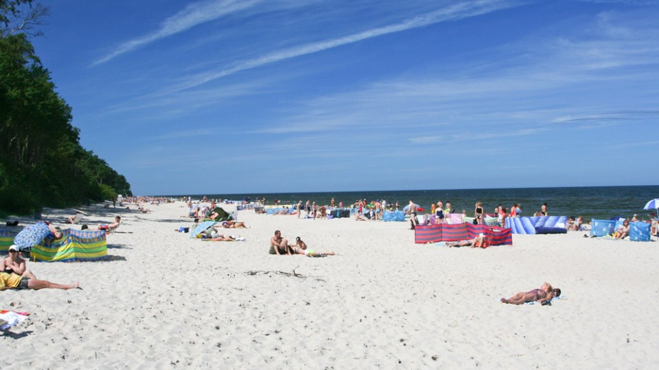 Łukęcin - plaża