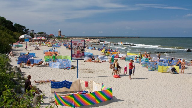 plaża w Darłówku Wschodnim