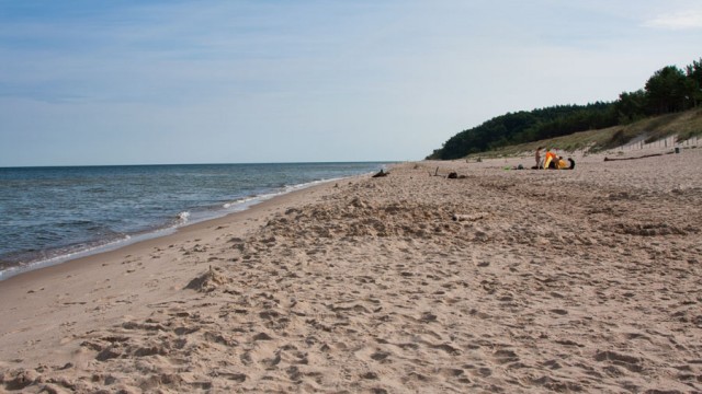 Plaża w Wisełce