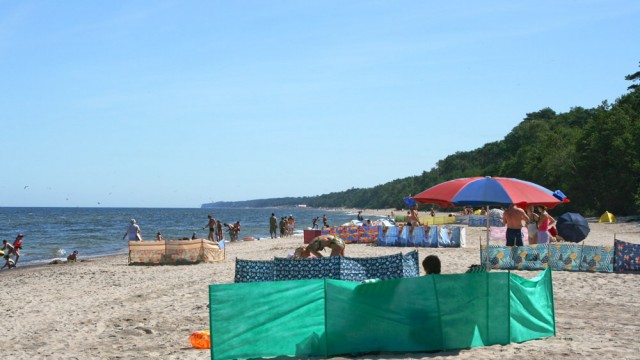 Plaża w Łukęcinie