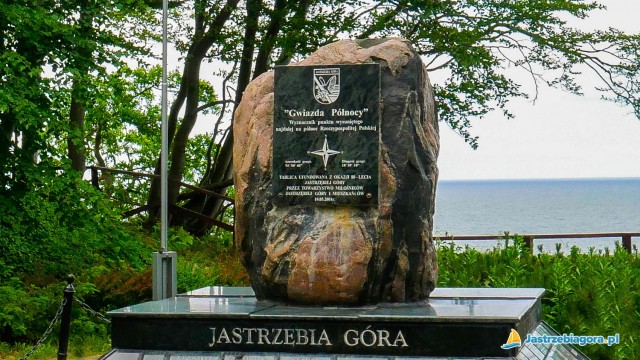 Obelisk Gwiazda Północy w Rozewiu - Jastrzębia Góra