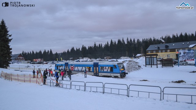 Czeski szynobus w Jakuszycach