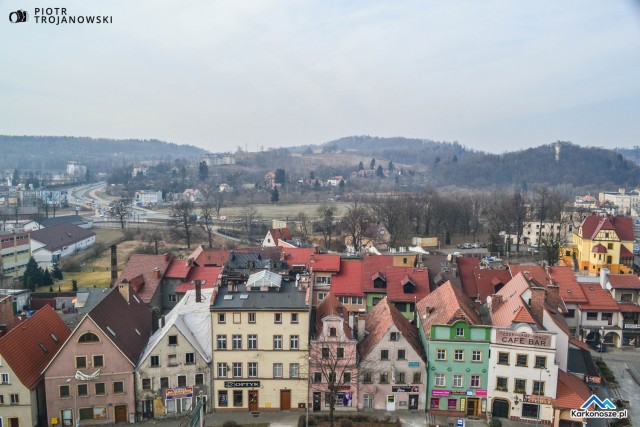 Widok na Wzgórze Krzywoustego