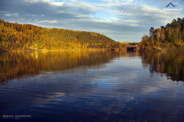 Jesień nad Jeziorem Pilchowickim