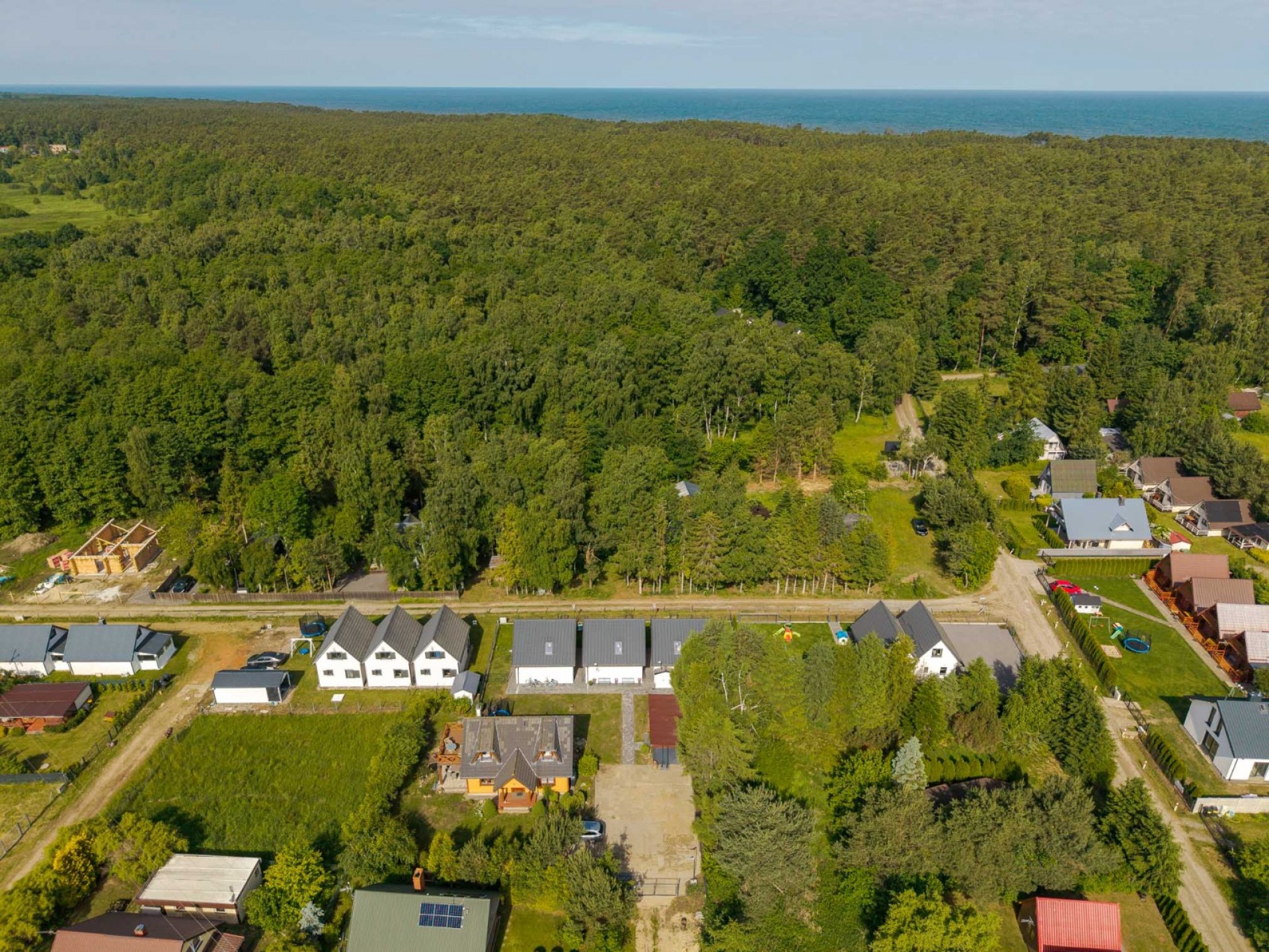 Widok obiektu z morzem
