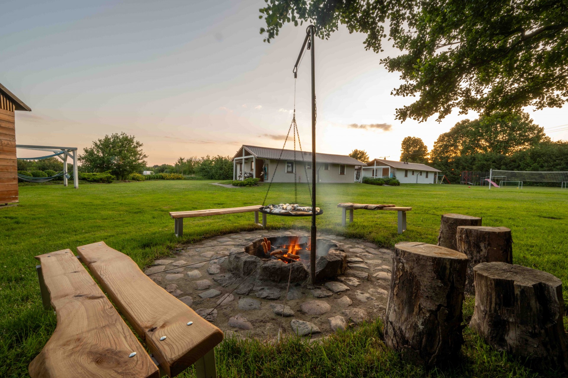 grill i ognisko ranczo nad morzem Darłowo