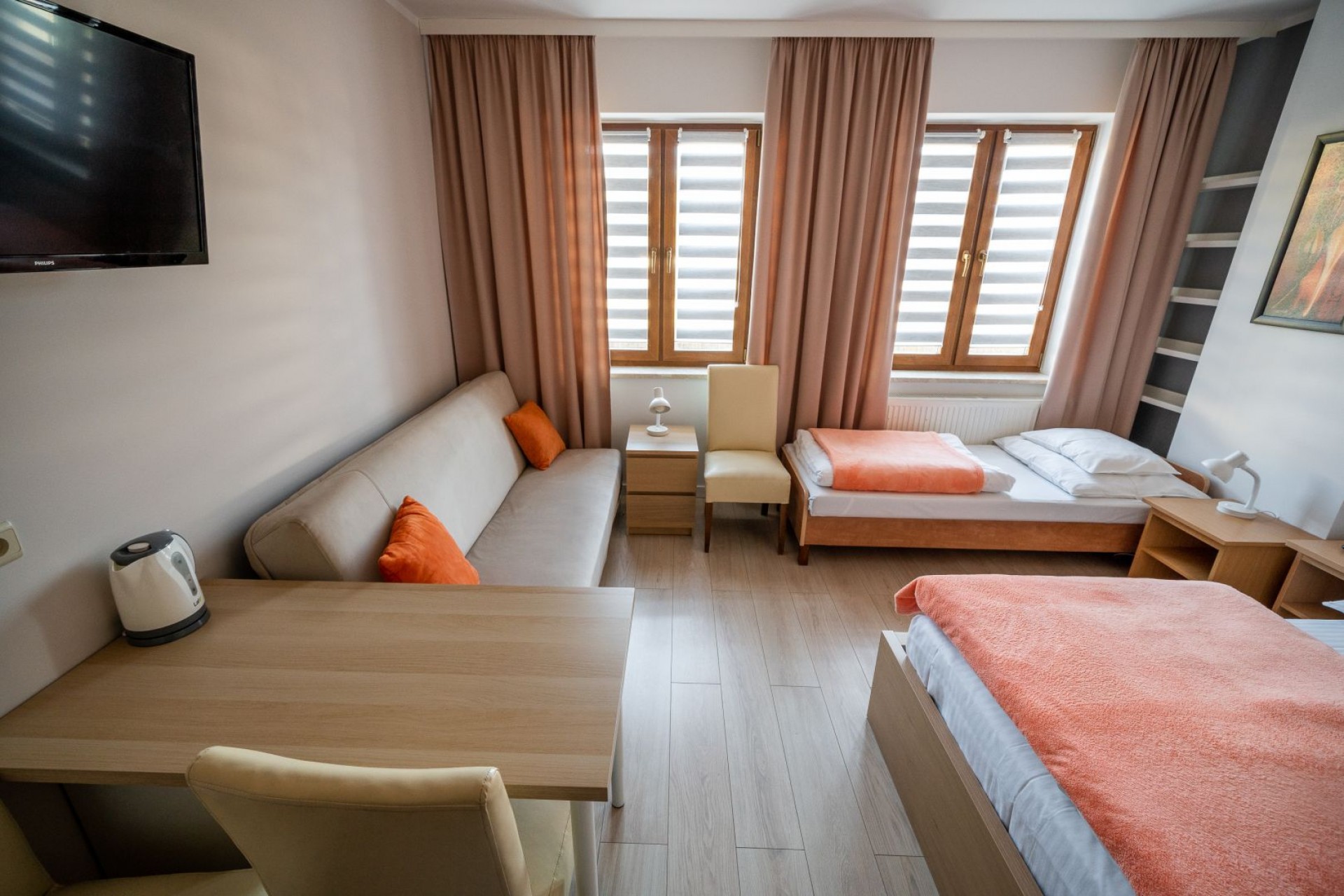 Pokój nr. 5 parter 3-4 osobowy