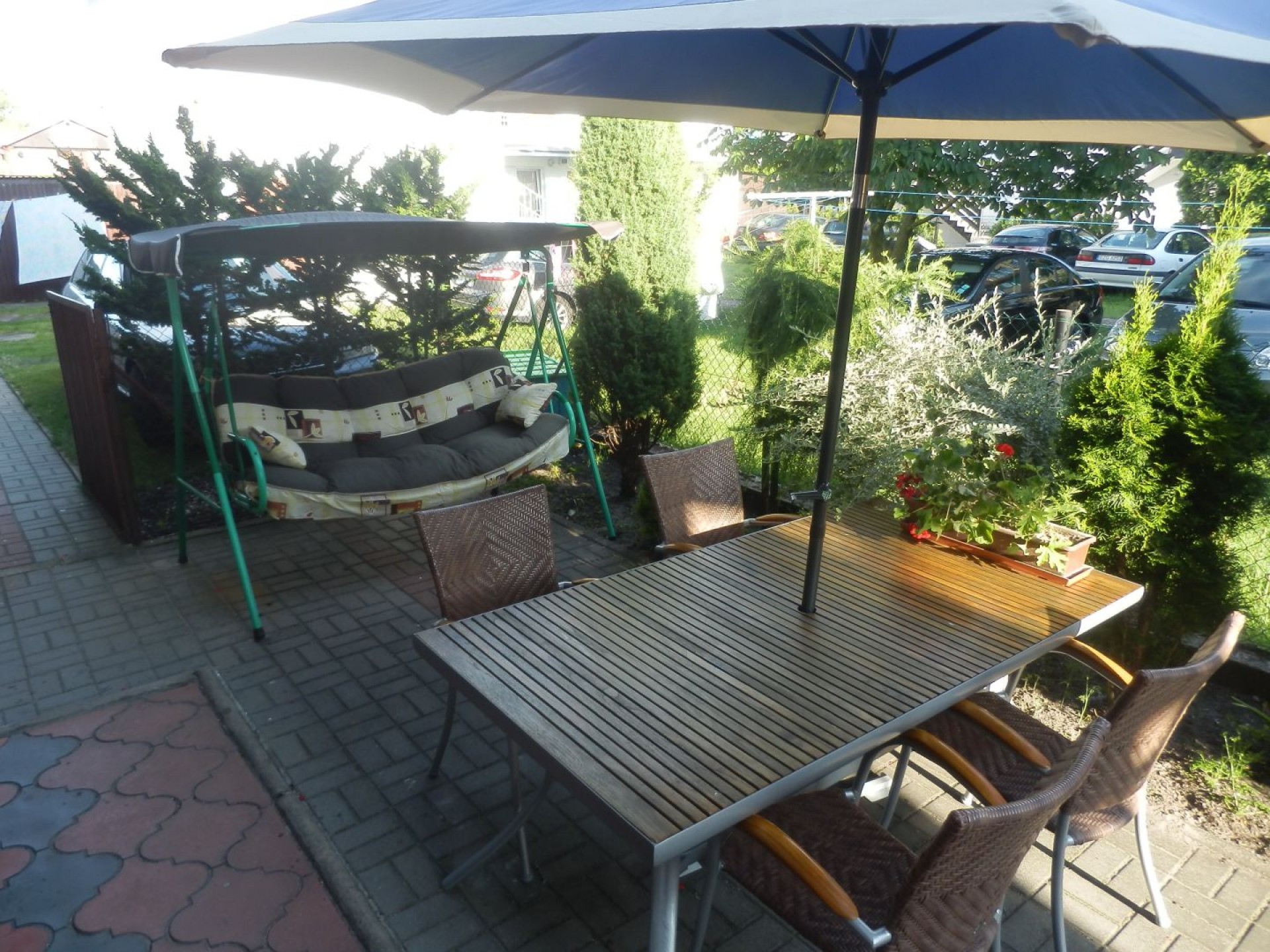 Miejsce na terenie posesji do wypoczynku