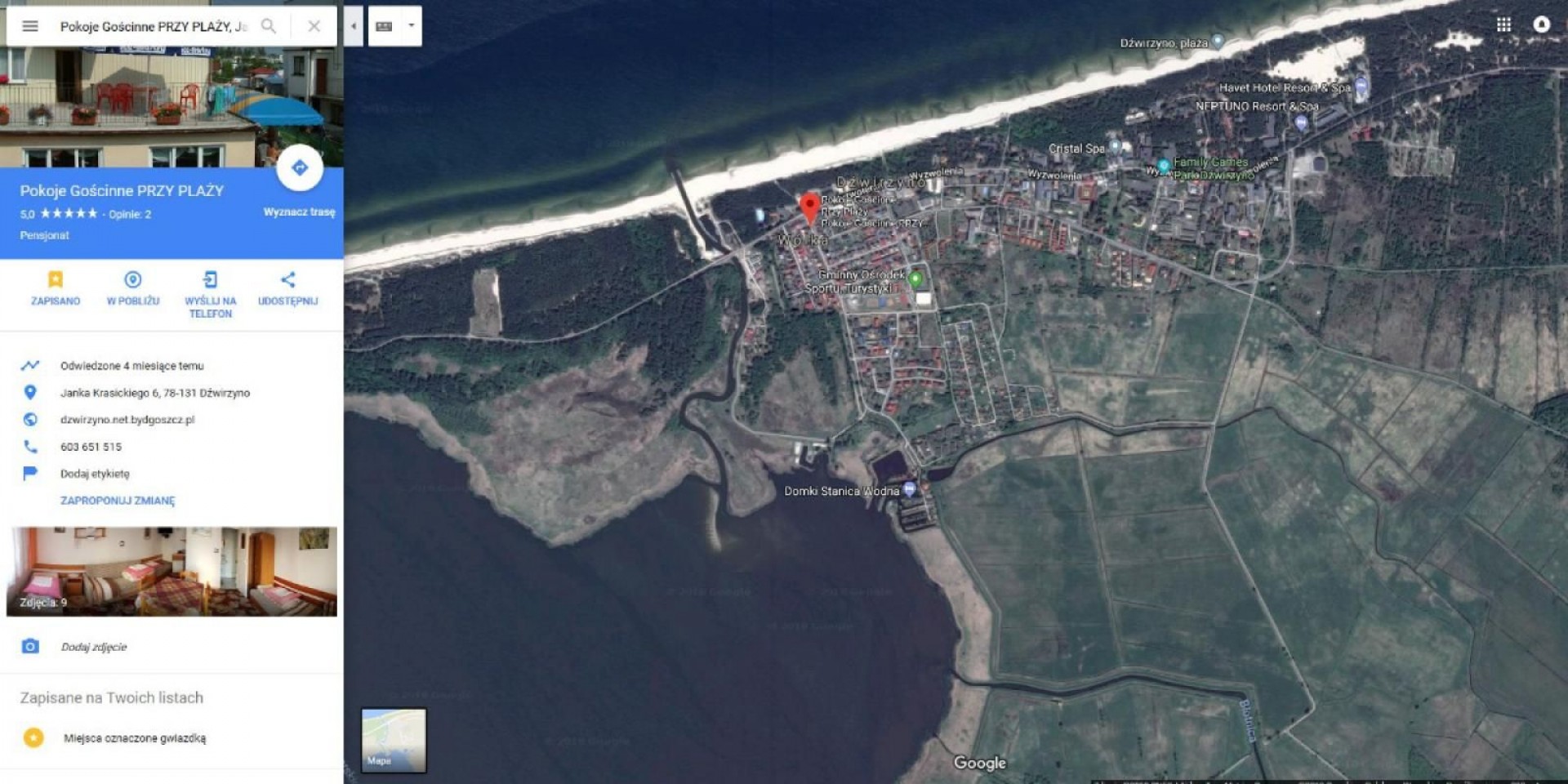 Pokoje Gościnne PRZY PLAŻY