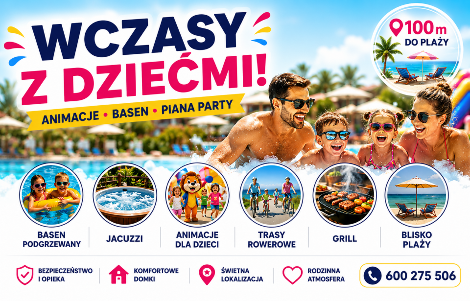 Wczasy z dziećmi - Domki MORSKA DOLINA