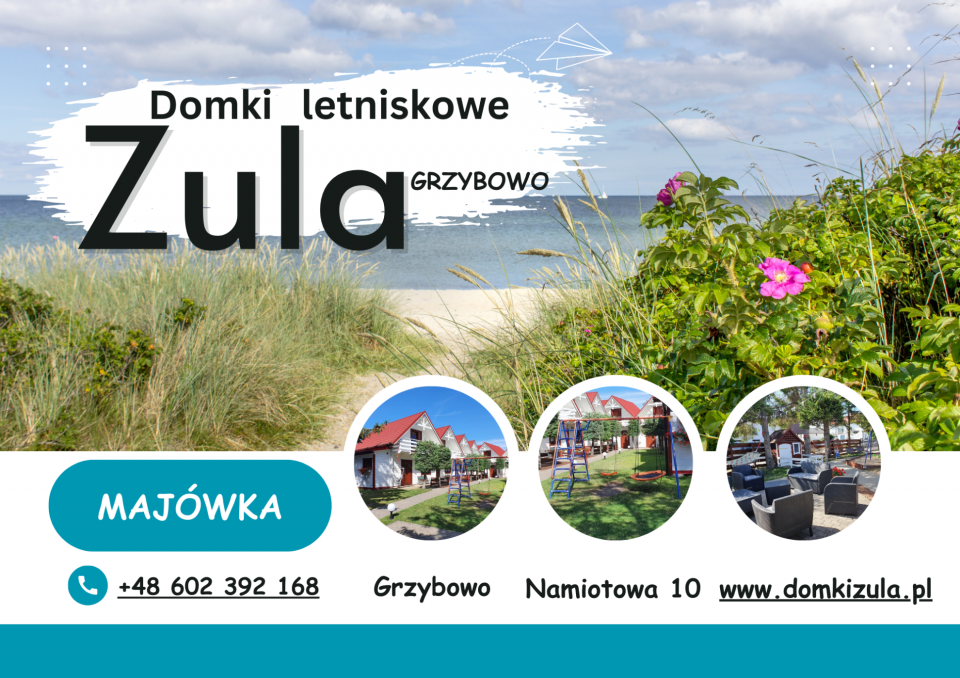 Majówka - Domki Letniskowe ZULA