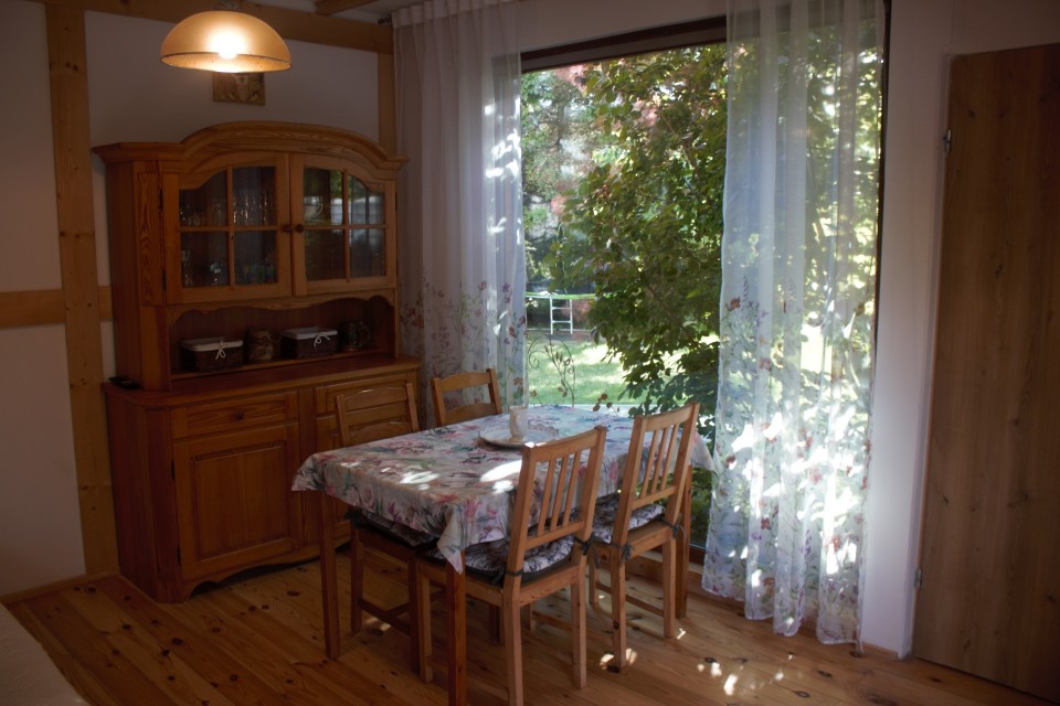 Domek całoroczny z „patio”