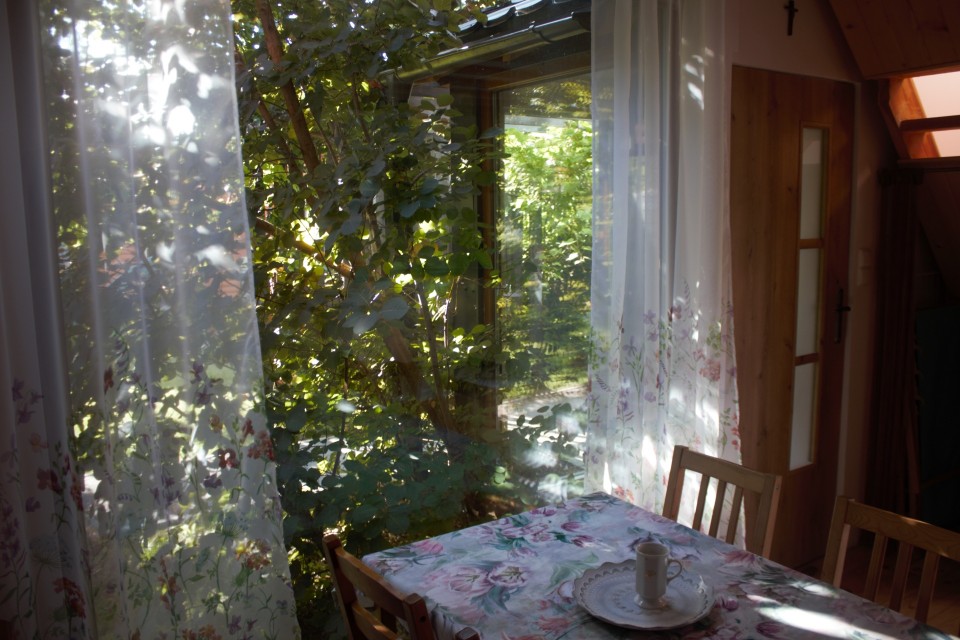 Domek całoroczny z „patio”