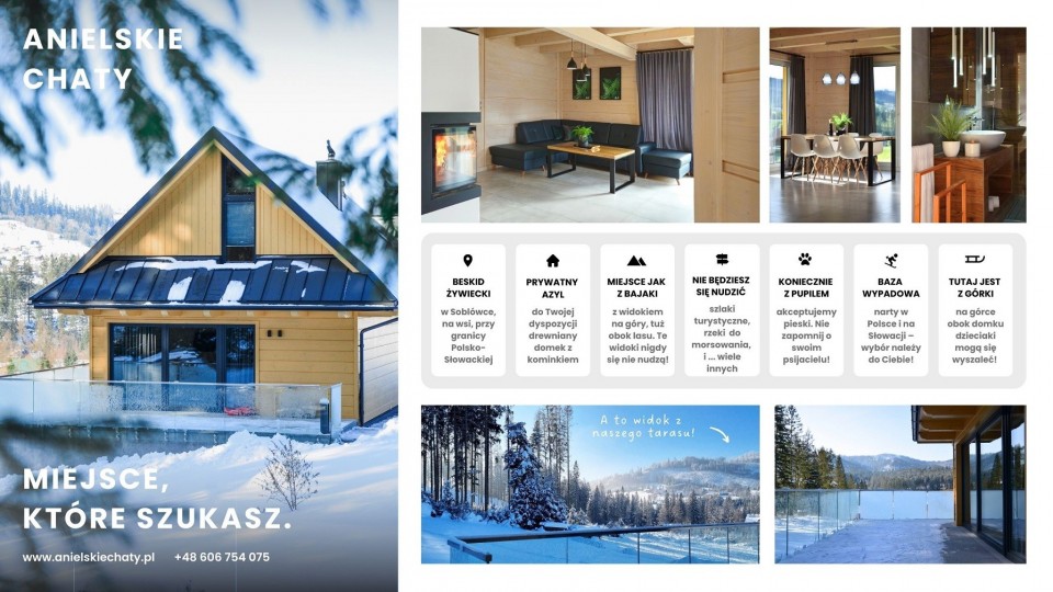 Ferie Zimowe - Anielskie Chaty Domki Apartamentowe