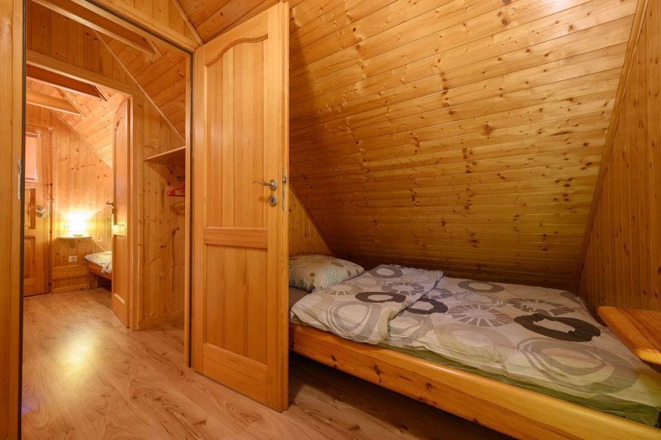 Sypialnia domek komfort