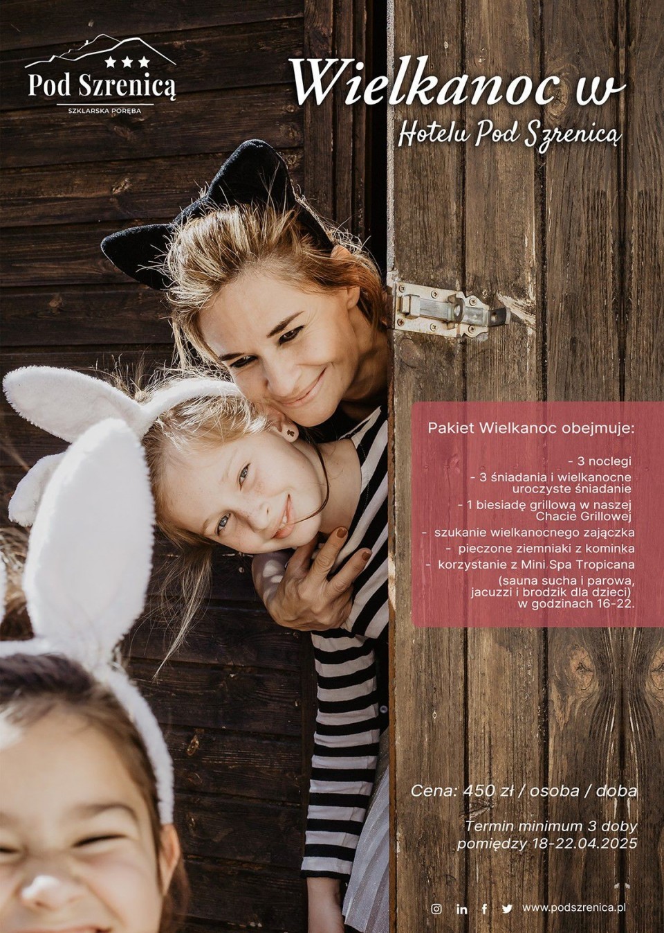 Wielkanoc - Hotel *** POD SZRENICĄ