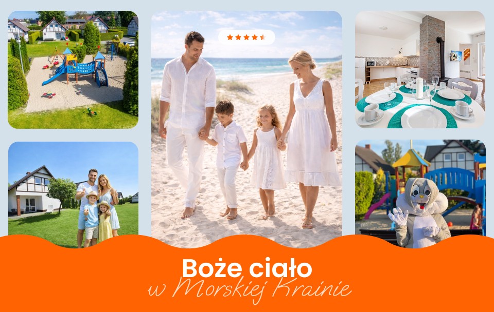 Boże Ciało - Komfortowe Domki MORSKA KRAINA