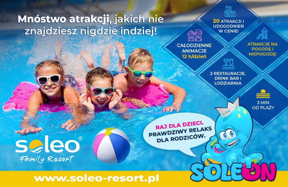 SOLEO Family Resort - domki Rewal