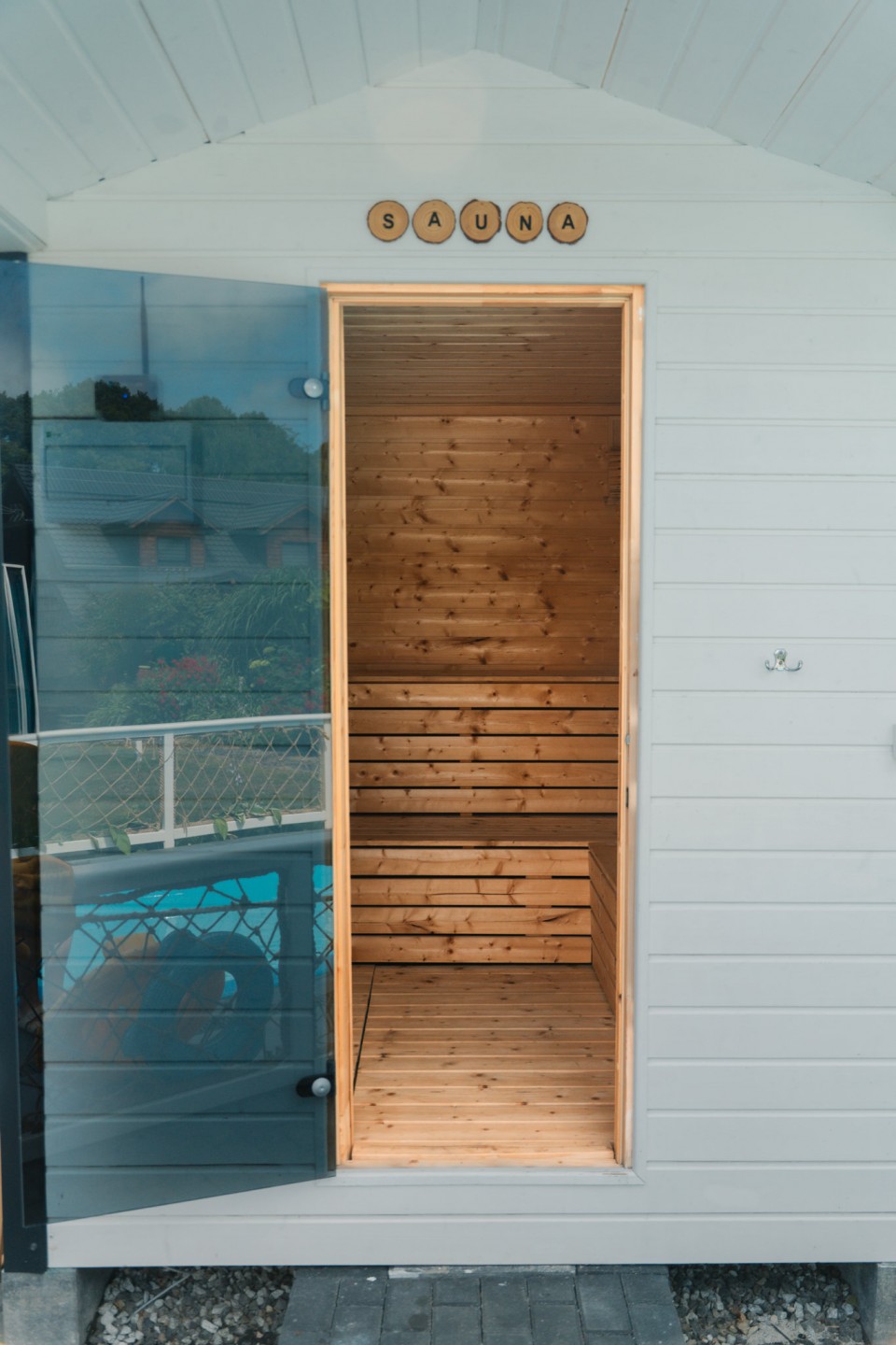 Sauna – wejście