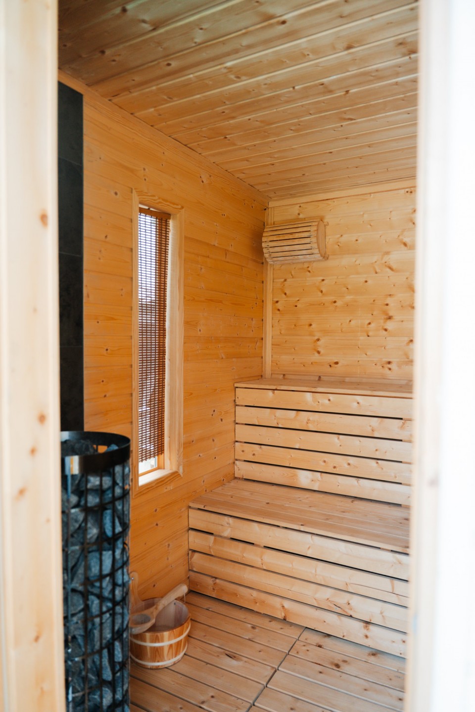Sauna fińska – wnętrze