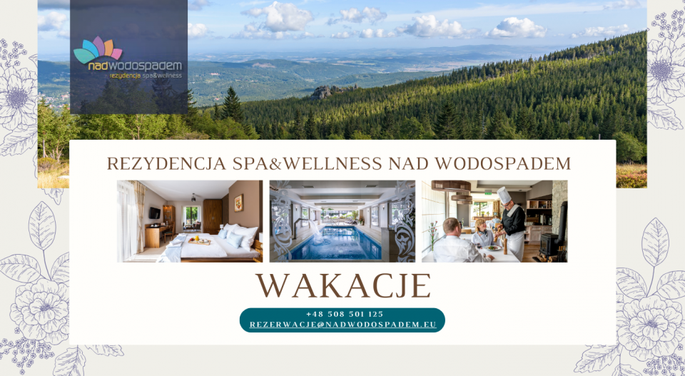 Wakacje - Rezydencja  NAD WODOSPADEM