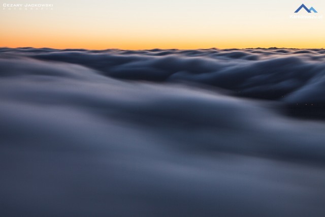 Listopadowy poranek na Śnieżce
