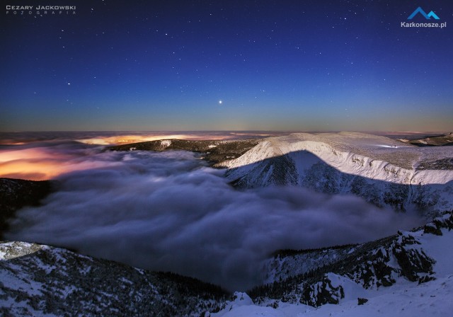 Karkonosze nocą