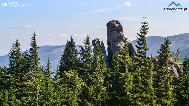 Widok z górnej części Pielgrzymów 