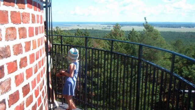 Taras widokowy latarni Czołpino