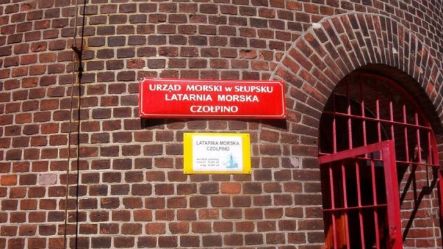 Czołpino - wejście do latarni