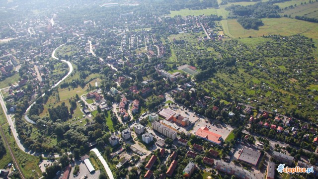Cieplice z lotu ptaka
