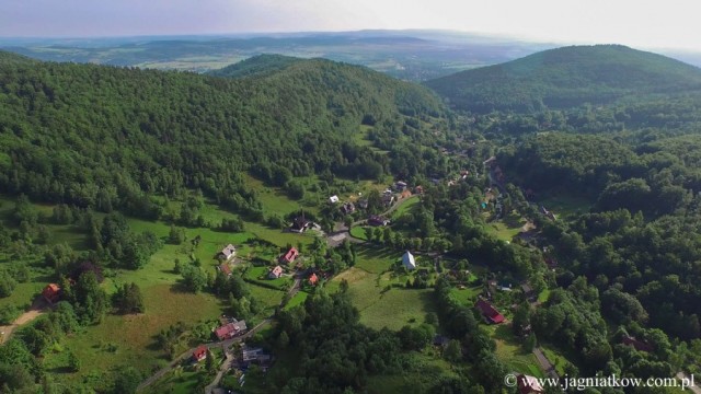 Jagniątków z lotu ptaka