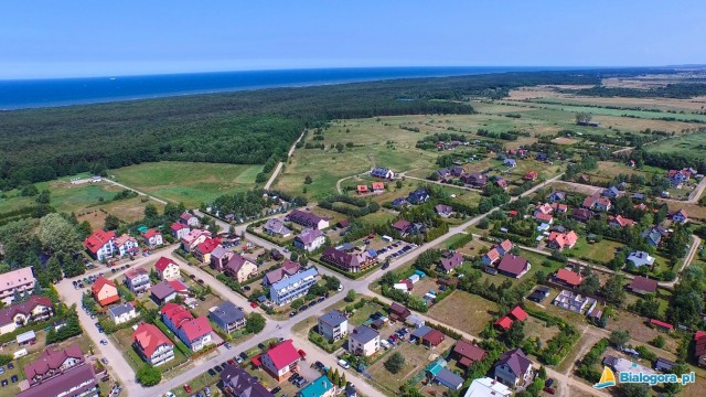 Białogóra z lotu ptaka