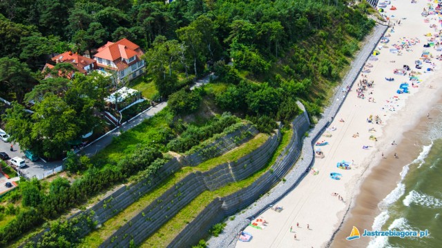 Jastrzębia Góra z lotu