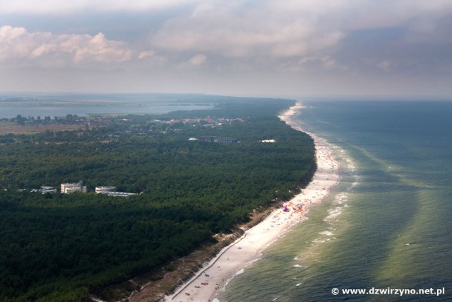 Dźwirzyno z lotu ptaka