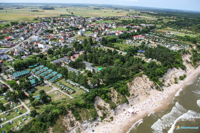 Chłapowo z lotu ptaka