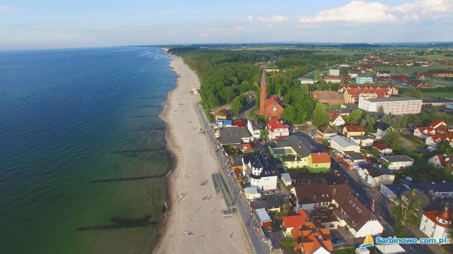Sarbinowo z lotu ptaka
