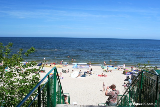 Plaża w Łukęcinie