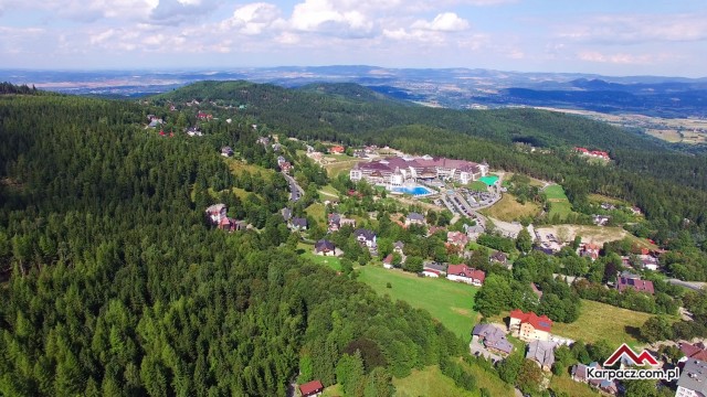 Karpacz z lotu ptaka