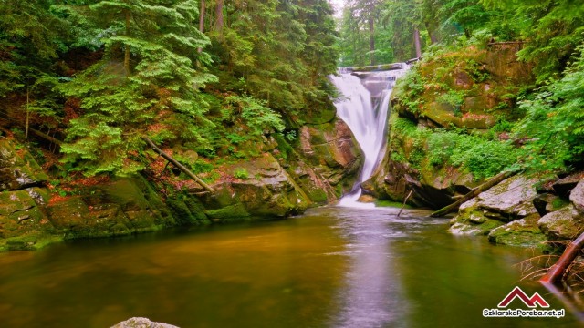 Wodospad Szklarki  & schronisko Kochanówka