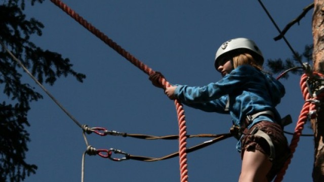 Tarzan, park linowy w Karpaczu