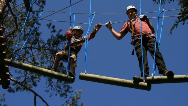 Tarzan, park linowy w Karpaczu