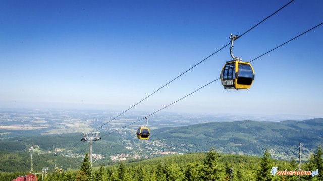 Świeradów Zdrój z lotu