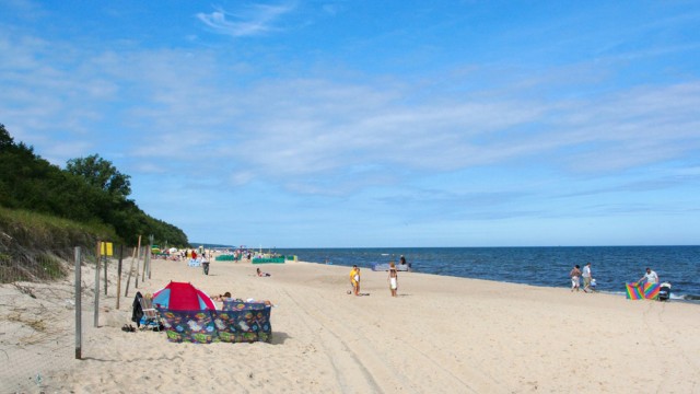 Plaża w Pustkowie