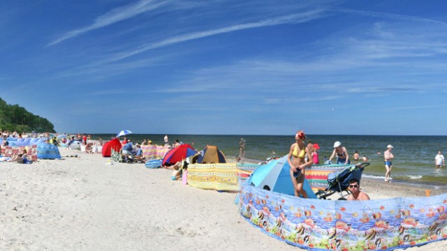plaża, Łukęcin